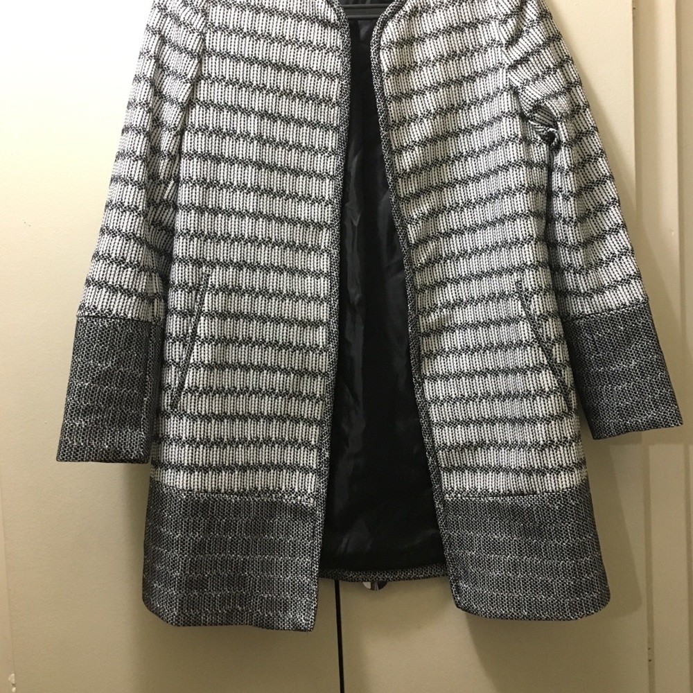 Black and white jacket